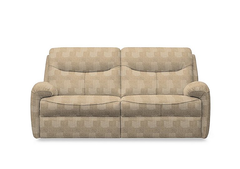 G Plan - Amesbury Fabric 3 Seater Sofa with Manual Recliner - Faro Sand