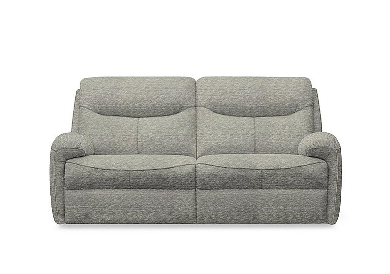 G Plan - Amesbury Fabric 3 Seater Sofa with Manual Recliner - Mirage Powder