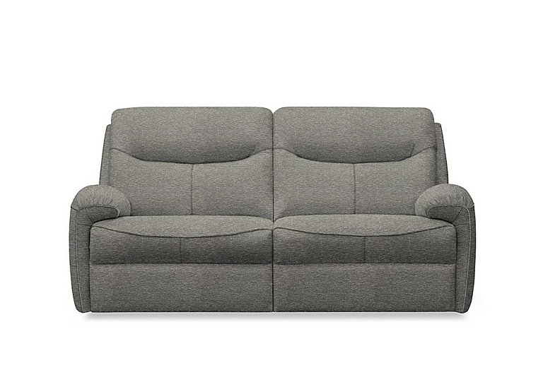 G Plan - Amesbury Fabric 3 Seater Sofa with Manual Recliner - Mirage Slate