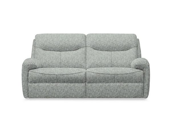 G Plan  Amesbury Fabric 3 Seater Sofa with Manual Recliner  Remco Duck Egg | Bed Sava