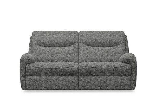 G Plan  Amesbury Fabric 3 Seater Sofa with Manual Recliner  Remco Slate | Bed Sava