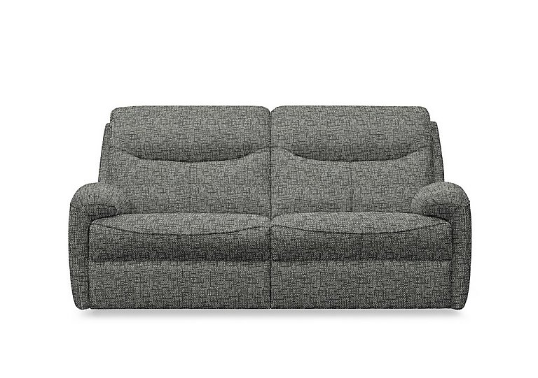 G Plan - Amesbury Fabric 3 Seater Sofa with Manual Recliner - Remco Slate