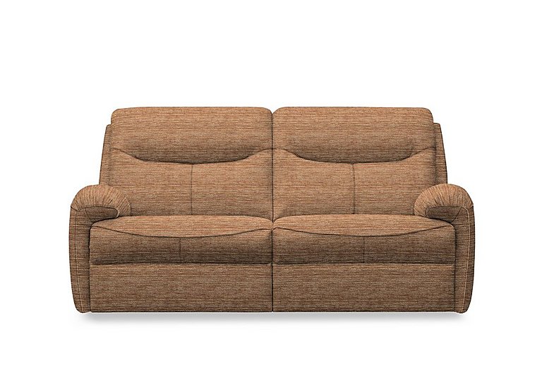 G Plan - Amesbury Fabric 3 Seater Sofa with Manual Recliner - Victoria Ginger