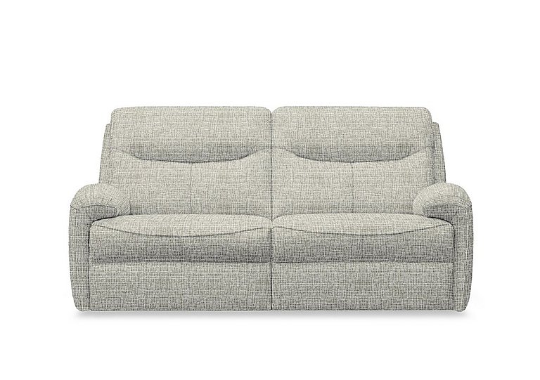 G Plan - Amesbury Fabric 3 Seater Sofa with Manual Recliner - Waffle Smoke
