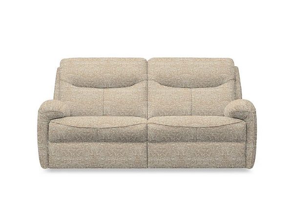 G Plan  Amesbury Fabric 3 Seater Sofa with Manual Recliner  Kampala Beige | Bed Sava