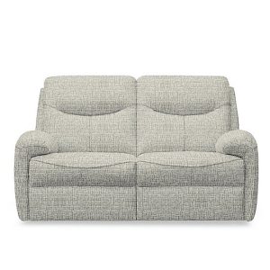 G Plan  Amesbury Fabric 2 Seater Sofa  Waffle Smoke | Bed Sava