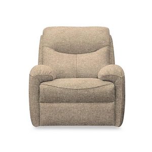 G Plan  Amesbury Fabric Power Recliner Armchair with Power Headrest Power Lumbar and Heated Seats  Dapple Sparrow | Bed Sava