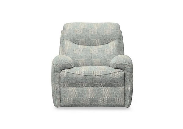 G Plan  Amesbury Fabric Power Armchair with Power Headrest Power Lumbar and Heated Seats  Faro Sky | Bed Sava