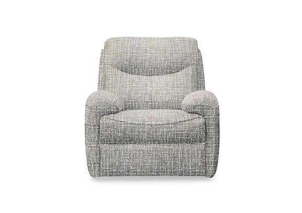 G Plan  Amesbury Fabric Power Recliner Armchair with Power Headrest Power Lumbar and Heated Seats  Shore Slate | Bed Sava
