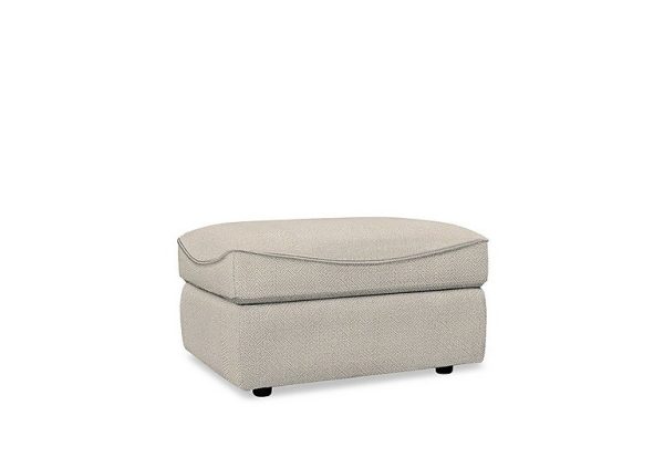 G Plan  Amesbury Fabric Footstool  Nebular Blush | Bed Sava