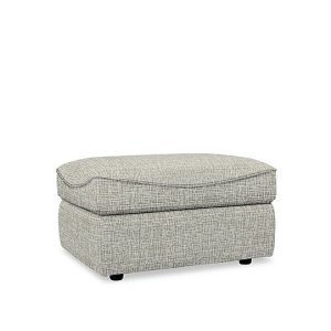 G Plan  Amesbury Fabric Footstool  Waffle Smoke | Bed Sava
