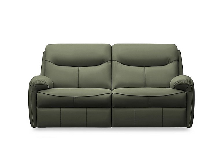 G Plan - Amesbury Leather 3 Seater Sofa with Manual Recliner