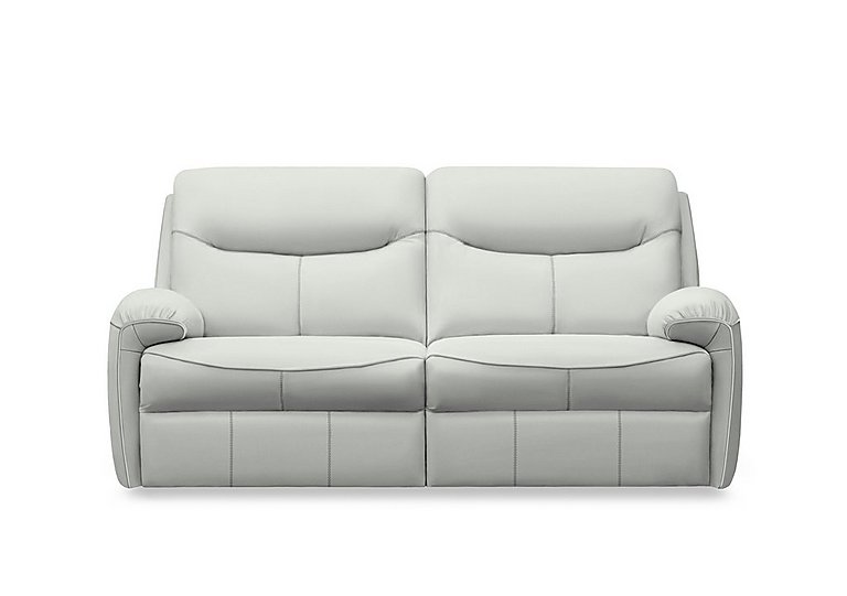 G Plan - Amesbury Leather 3 Seater Sofa - Oxford Chalk