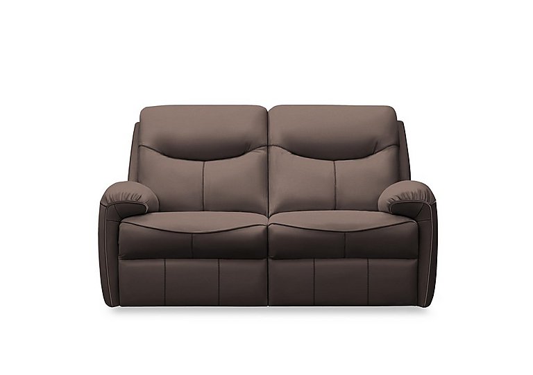 G Plan - Amesbury Leather 2 Seater Power Recliner Sofa - Oxford Chocloate