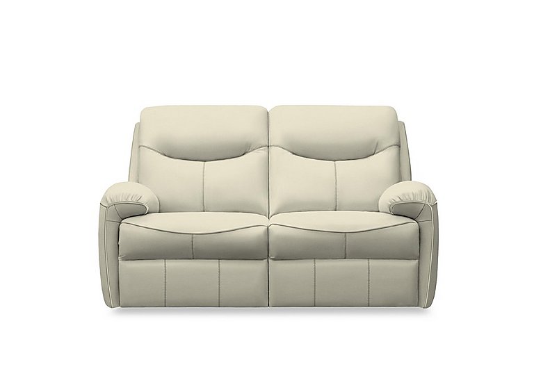 G Plan - Amesbury Leather 2 Seater Power Recliner Sofa - Oxford Putty