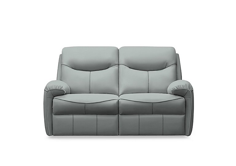 G Plan - Amesbury Leather 2 Seater Power Recliner Sofa - Cambridge Grey