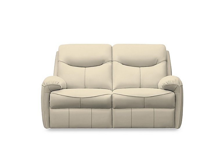 G Plan - Amesbury Leather 2 Seater Power Recliner Sofa - Cambridge Stone
