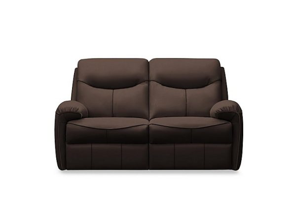 G Plan  Amesbury Leather 2 Seater Power Recliner Sofa  Capri Chocolate | Bed Sava