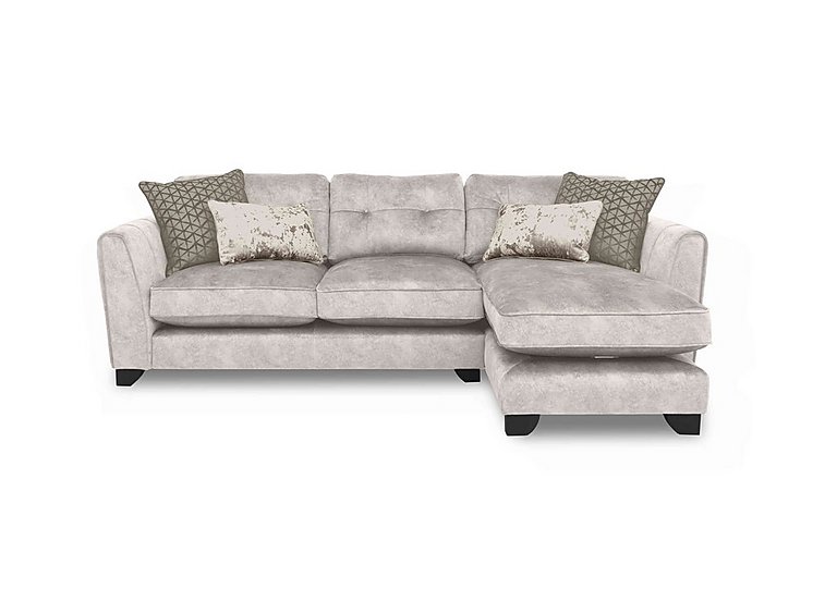 Ariana Fabric Classic Back Right Hand Facing Chaise End Sofa - Dapple Cream