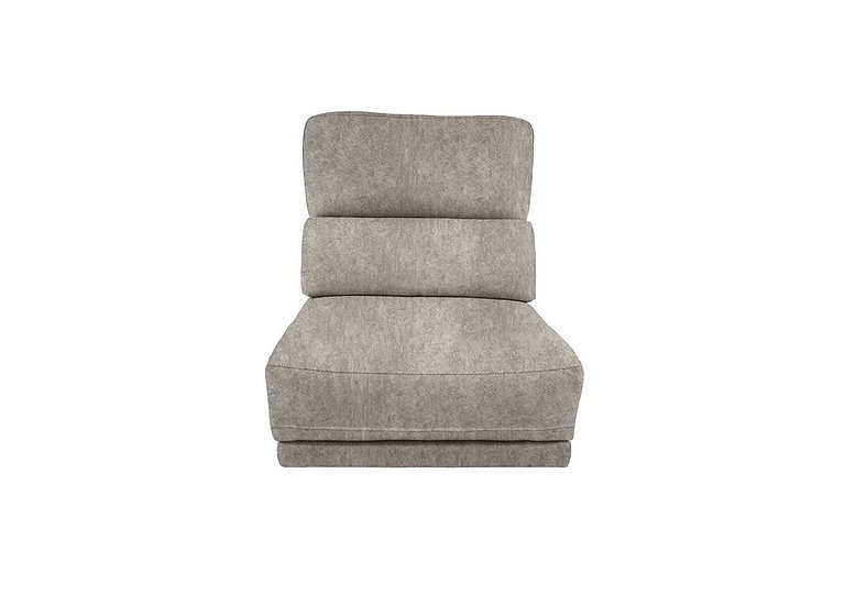 Axel Fabric 1.25 Seater Armless Unit - Grey