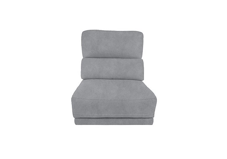 Axel Fabric 1.25 Seater Armless Unit - Bluish Grey