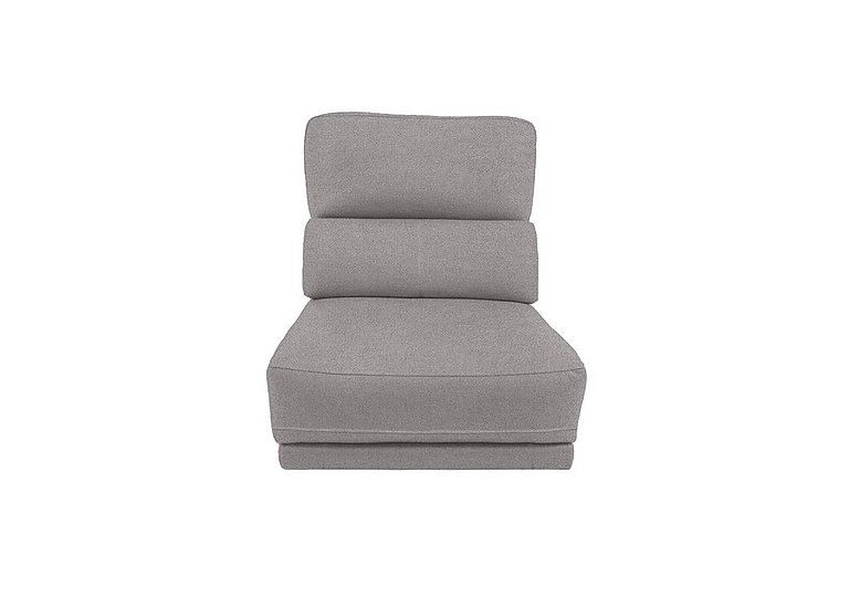 Axel Fabric 1.25 Seater Armless Unit - Power Recliner - R27 Pewter