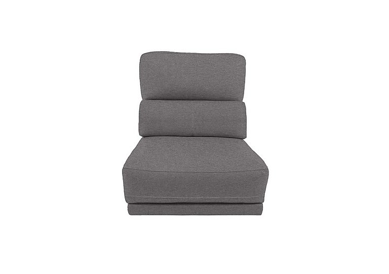 Axel Fabric 1.25 Seater Armless Unit - Charcoal Gray