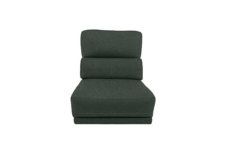 Axel Fabric 1.25 Seater Armless Unit - Moss Green