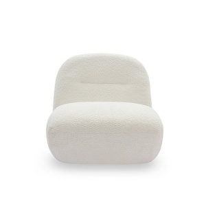 Bing Fabric Swivel Chair  Ice Cream | Bed Sava