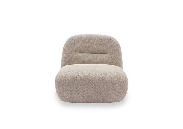 Bing Fabric Swivel Chair  Oyster | Bed Sava