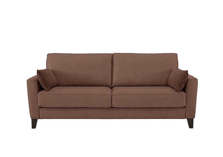 Brondby 3 Seater Fabric Sofa - Hazelnut