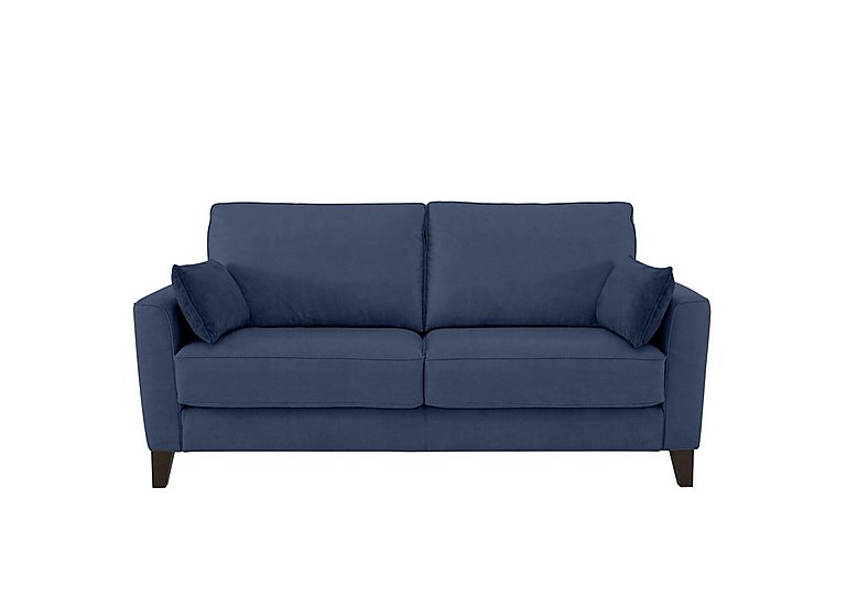 Brondby 2 Seater Fabric Sofa - Blue