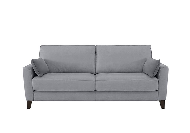 Brondby 3 Seater Fabric Sofa - Bluish Grey