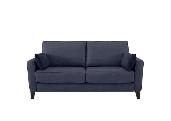 Brondby 2 Seater Fabric Sofa  R23 Blue | Bed Sava