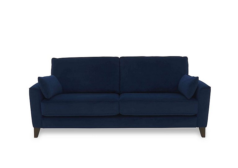 Brondby 3 Seater Fabric Sofa - Navy