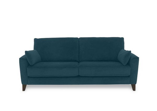 Brondby 3 Seater Fabric Sofa  Lake Green | Bed Sava