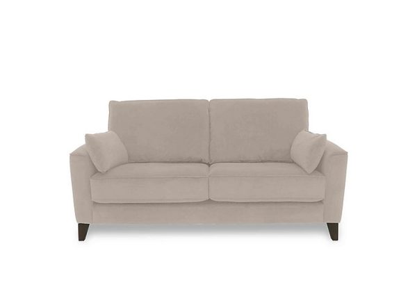 Brondby 2 Seater Fabric Sofa  R32 Light Khaki | Bed Sava