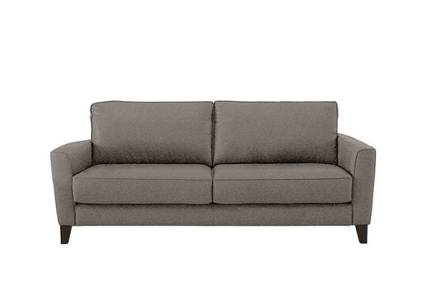 Brondby 3 Seater Fabric Sofa  Charcoal Gray | Bed Sava