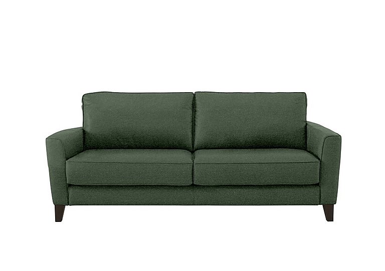Brondby 3 Seater Fabric Sofa - Moss Green