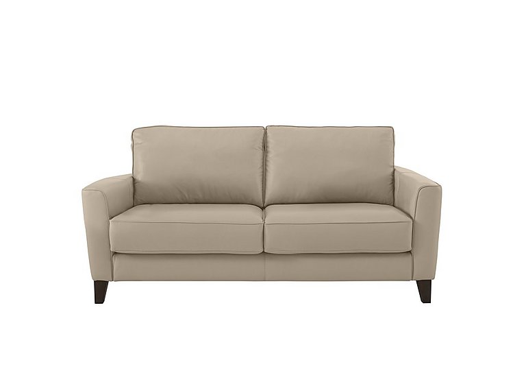 Brondby 2 Seater BV Leather Sofa - Dapple Grey