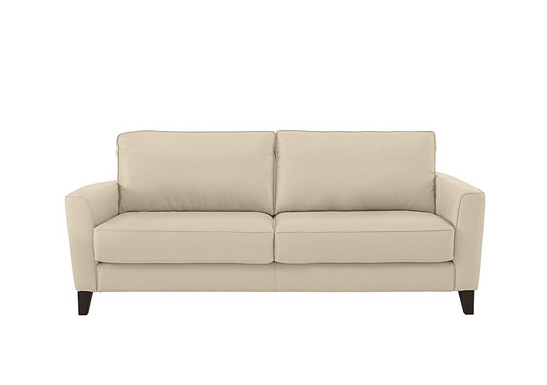 Brondby 3 Seater BV Leather Sofa - BV Bisque