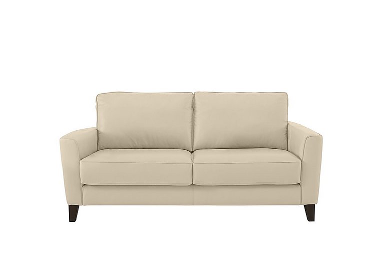 Brondby 2 Seater BV Leather Sofa - BV Bisque