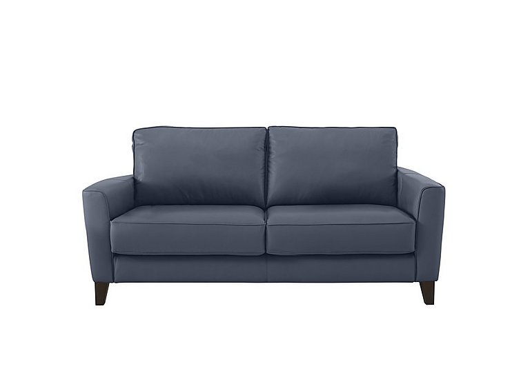 Brondby 2 Seater BV Leather Sofa - BV Ocean Blue