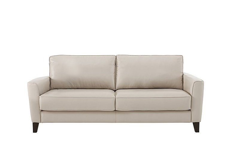 Brondby 3 Seater BV Leather Sofa - Frost