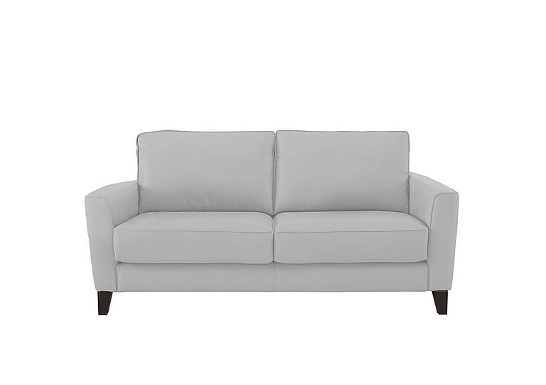Brondby 2 Seater NC Leather Sofa - Grey