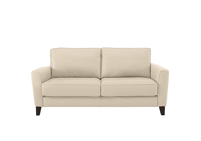 Brondby 2 Seater NC Leather Sofa - NC Bisque