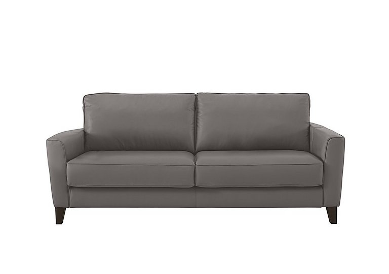 Brondby 3 Seater NC Leather Sofa - NC Elephant