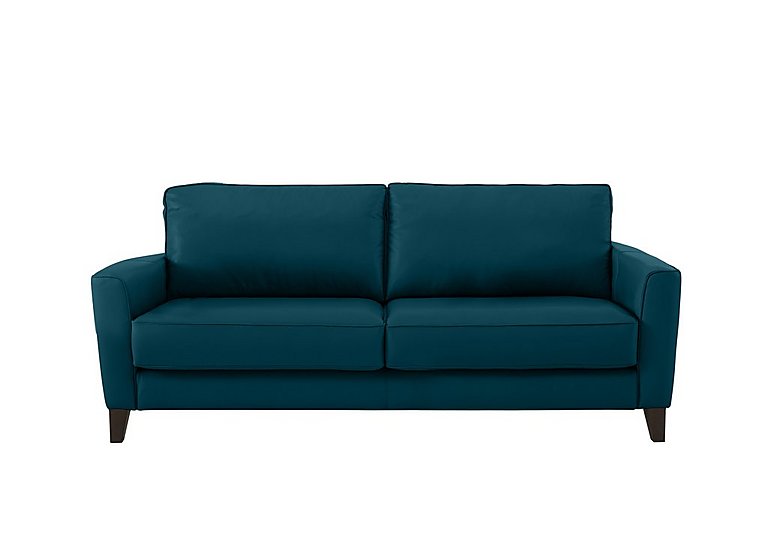 Brondby 3 Seater NC Leather Sofa - Carribean Sea