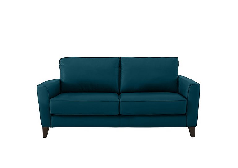 Brondby 2 Seater NC Leather Sofa - Carribean Sea
