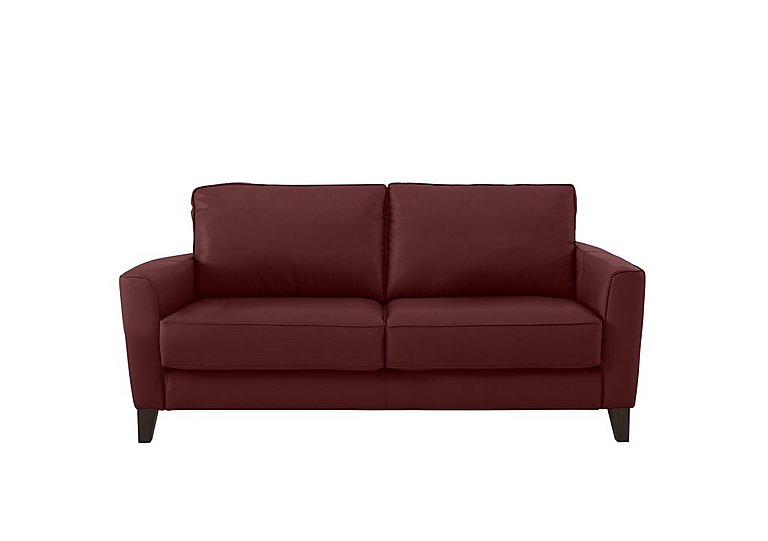 Brondby 2 Seater NC Leather Sofa - NC Deep Red